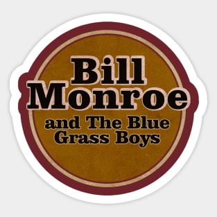 Bill Monroe Vintage Nyindirprojek Sticker